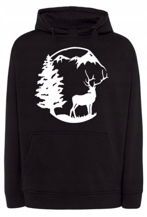 Bluza męska nadruk JELEŃ GÓRY r.XS