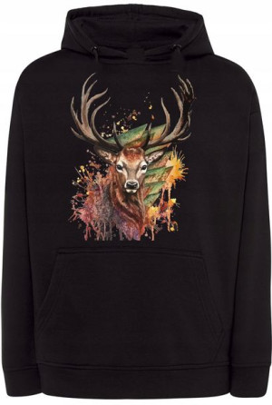Bluza męska nadruk Jeleń r.S