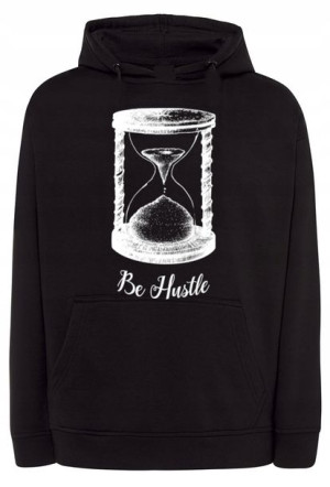 Bluza męska nadruk klepsydra Be Hustle r.4XL