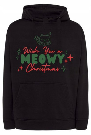 Bluza męska nadruk Kocie Święta r.3XL