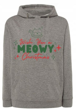 Bluza męska nadruk Kocie Święta r.5XL
