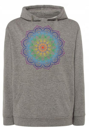 Bluza męska nadruk kolorowa MANDALA r.3XL