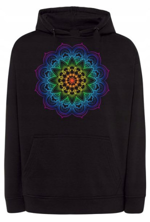 Bluza męska nadruk kolorowa MANDALA r.XL