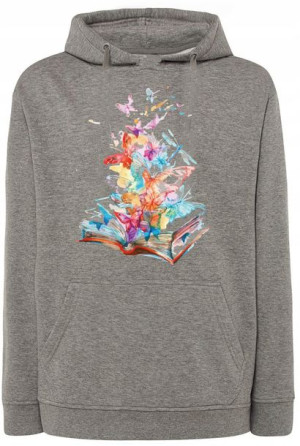 Bluza męska nadruk Kolorowe Książki r.M