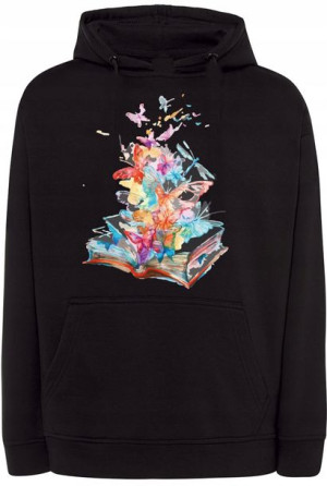 Bluza męska nadruk Kolorowe Książki r.S
