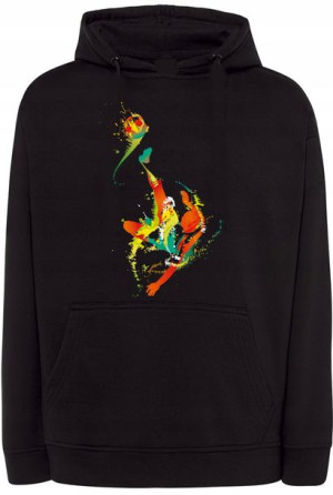 Bluza męska nadruk Kolorowy Piłkarz r.S