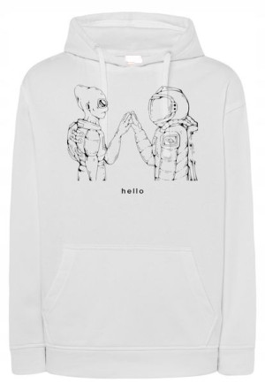 Bluza męska nadruk KOSMICI ALIEN Hello r.XXL
