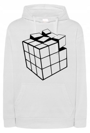 Bluza męska nadruk Kostka Rubika r.XS