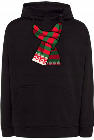 Bluza męska nadruk Krawat Świąteczny r.M