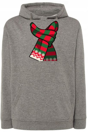 Bluza męska nadruk Krawat Świąteczny r.S
