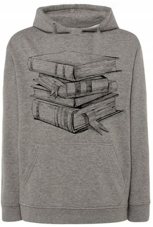 Bluza męska nadruk Książki r.M