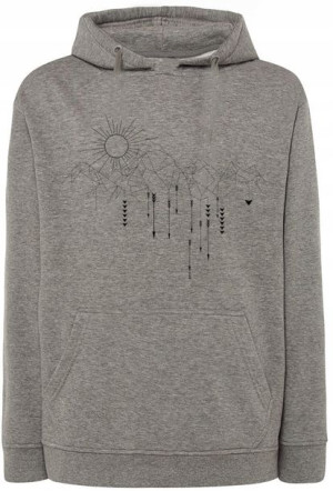 Bluza męska nadruk Line Art GÓRY SŁOŃCE r.5XL