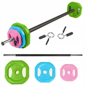 Sztanga Body Pump Fitness Zestaw Obciążenie 20kg