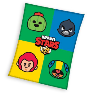 Koc dziecięcy lekki kocyk 110x140 Brawl Stars