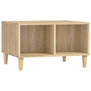 Stolik kawowy, dąb sonoma 60x50x36,5 cm materiał drewnopochodny