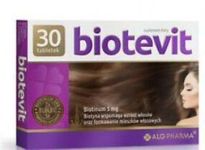 Alg Pharma Biotevit Zdrowe włosy skóra i paznokcie 30 tabletek