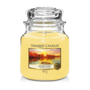 Yankee Candle Autumn Sunset Średnia świeca zapachowa 411g
