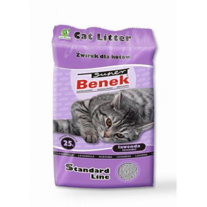 SUPER BENEK Żwirek Super Benek Standard lawenda 25l
