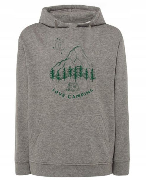 Bluza męska nadruk Love Kemping Góry r.S