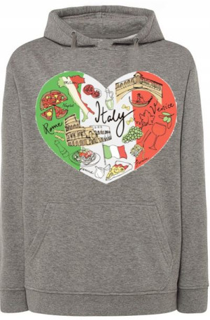 Bluza męska nadruk maska gazowa r.3XL