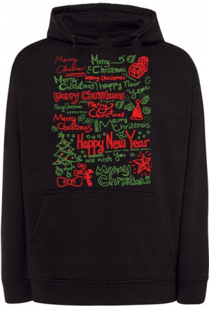 Bluza męska nadruk Merry Christmas r.M