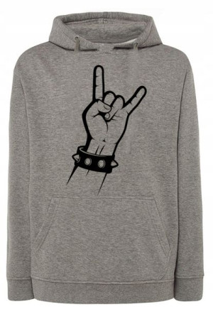Bluza męska nadruk Metal Rock Gest Rogów Rogi 5XL