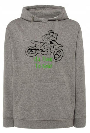 Bluza męska nadruk MOTOCROSS Its Time to Ride S