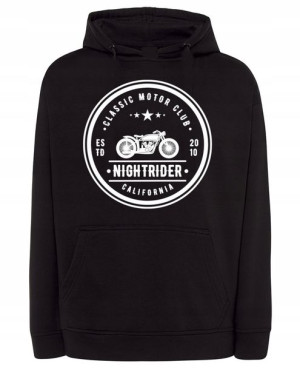 Bluza męska nadruk Motocykl Nightrider r.L