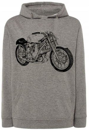Bluza męska nadruk Motor Motocykl r.XS