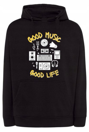 Bluza męska nadruk MUZYKA Good Music r.L