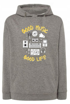 Bluza męska nadruk MUZYKA Good Music r.S