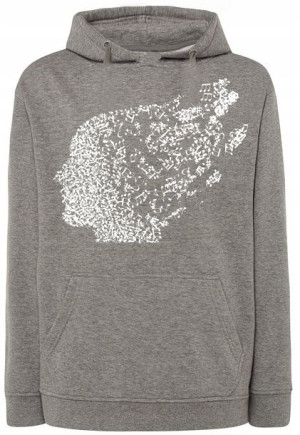 Bluza męska nadruk Muzyka Głowa Nutki r.L
