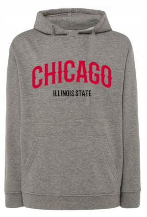 Bluza męska nadruk napis Chicago r.4XL