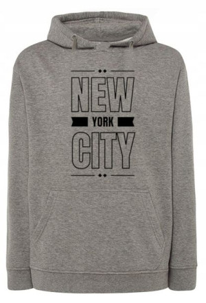 Bluza męska nadruk New York Nowy Jork r.4XL