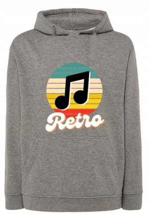 Bluza męska nadruk NUTKA RETRO r.M