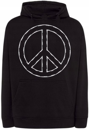 Bluza męska nadruk Pacyfka Znak Pokój r.3XL