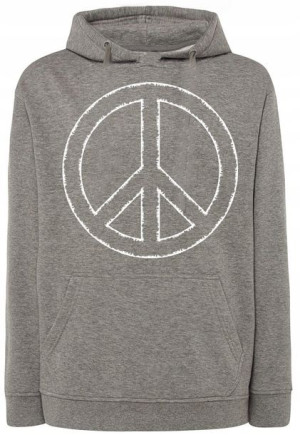 Bluza męska nadruk Pacyfka Znak Pokój r.3XL
