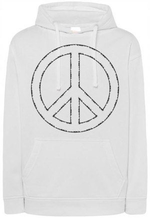 Bluza męska nadruk Pacyfka Znak Pokój r.S