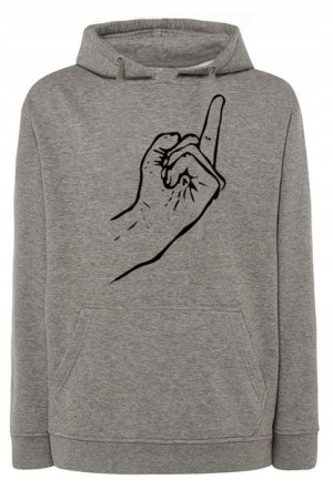 Bluza męska nadruk palec F*CK YOU r.4XL