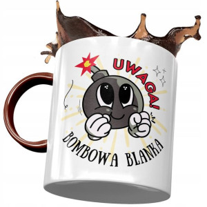 Kubek Bordowy Dla Blanki Przyjaciółki Na Prezent