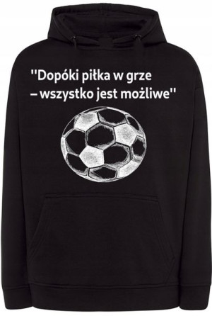 Bluza męska nadruk Piłka jest w grze r.L