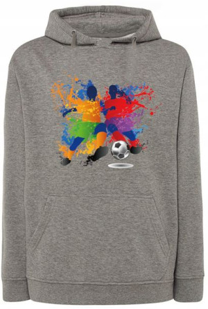 Bluza męska nadruk Piłka Nożna Kolor r.M
