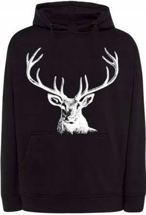 Bluza męska nadruk POROŻE JELEŃ r.4XL