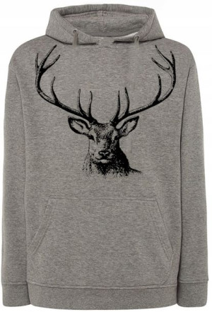 Bluza męska nadruk POROŻE JELEŃ r.XXL
