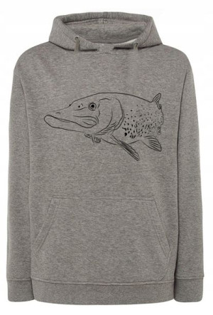 Bluza męska nadruk Ryba SZCZUPAK r.5XL