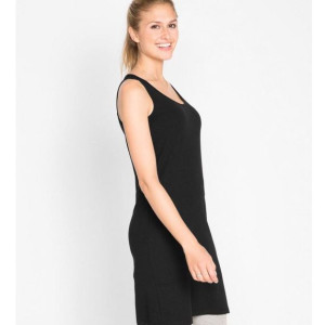 Bonprix Czarna Basicowa Klasyczna Sukienka Mini Casualowa 48-50 954358