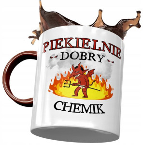 Kubek Bordowy Dla Chemika Piekielnie Dobry Chemik