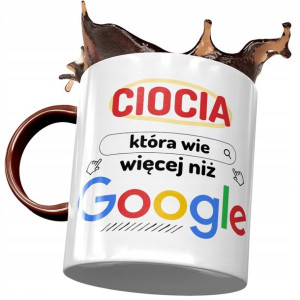 Kubek Bordowy Dla Cioci Ciotuni Urodziny Prezent