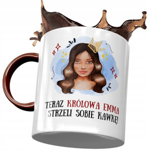 Kubek Bordowy Dla Emmy Żony Przyjaciółki Prezent