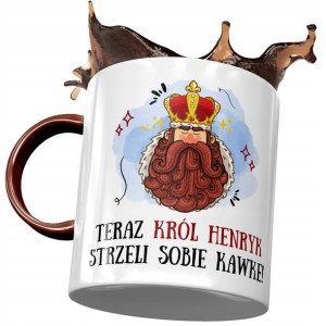 Kubek Bordowy Dla Henryka Kolegi Męża Prezent